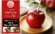 KBG002 【りんご飴専門店Applepop りんご飴】人気No.1「プレーン」！と「紅茶」セット