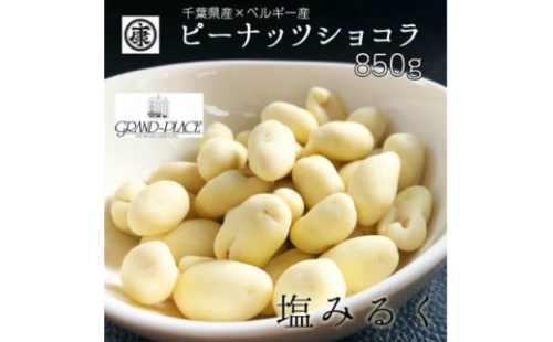 ＼最短7営業日以内発送／ ピーナッツショコラ 塩みるく 850g 【170g×5袋】 千葉県産落花生＆ベルギー産クーベルチュール使用 ナッツ 落花生 チョコ チョコレート ショコラ タンパク質 タンパク ミネラル 食物繊維 豆 マメ 贈答 ギフト プレゼント 贈答 記念日 お祝い 送料無料 千葉県 旭 株式会社ヤマハン ymh
