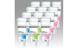 ライオンのオーラルケアブランド「ＮＯＮＩＯ」 口臭科学から生まれたハミガキのセットです。NONIOで口臭原因菌をしっかり殺菌＆ステインオフ！3種の香味を4本ずつ使い比べいただけるセットで、ご提供させて