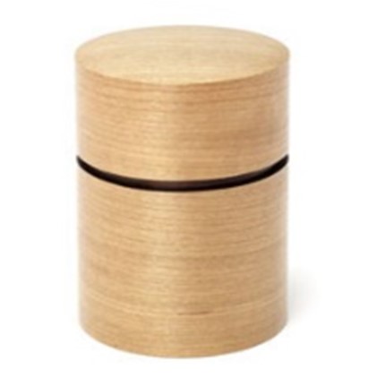 【藤木伝四郎商店】帯筒 茶筒(大)さくら <伝統工芸品 樺細工> 71319 - 秋田県仙北市