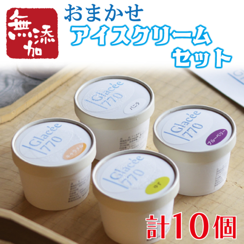 【ギフト対応可】アイスクリーム工房「Glacée770」の素材にこだわった無添加アイスクリームセット 益子町 ふるさと納税 無添加 アイスクリーム こだわり おまかせ カップアイス 牛乳 きび砂糖 卵 たまご 野菜 果物 フルーツ(AB002) 718147 - 栃木県益子町