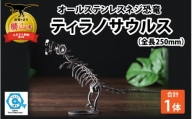 オールステンレスネジ恐竜　ティラノサウルス(全長250mm) [A-025001]