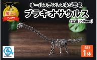 オールステンレスネジ恐竜　ブラキオサウルス(全長350mm) [A-025002]