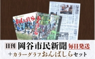 岡谷市民新聞１ヶ月分＋カラーグラフおんばしらセット