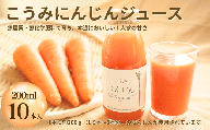 にんじんジュース（200ml×10本）【2026年12月以降発送分】さかまき農園|小海産 新鮮 野菜 人参 にんじん 贈り物 ギフト 農園直送 長野県小海町