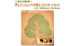 道志村近隣の木材を製材から完成まで道志村で製作しています。押しピンどんぐり木地、茶、こげ茶、緑とコルクボードのセットです。どんぐりの実は美しい木目のヤマザクラ、殻斗にはザラザラ感のあるクヌギを使用して
