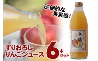6-K05　すりおろしりんごジュース　6本セット（KF14）