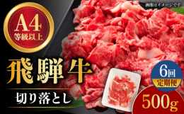 和牛 国産牛 A4 切り落とし 牛肉切り落し スライス 牛肉 飛騨牛 飛騨 岐阜 ブランド和牛 ブランド牛 牛 霜降り 薄切り うす切り 定期便 6回 3kg 国産 お肉 肉 肉じゃが 牛丼 カレー 