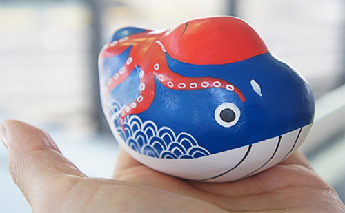 【 小豆島 】張り子　たこくじら　 民芸品 工芸品 伝統技術  73287 - 香川県土庄町