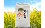 特別栽培米西尾産コシヒカリ《ぬくもり》【2kg/袋×1袋】・D023-8