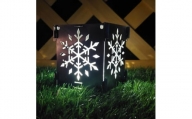 雪の結晶モチーフのランタンシェード・キャンドルホルダー「yuki」【1366644】