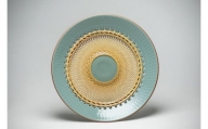 【蘇嶐窯】陶と竹の伝統技術を組み合わせた飾り皿