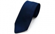 KUSKA Fresco Tie【紺】－世界でも稀な手織りネクタイ－