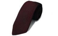 KUSKA Fresco Tie【ワイン】－世界でも稀な手織りネクタイ－