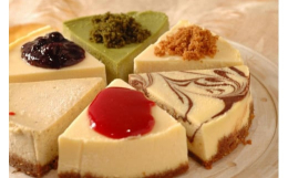 パパジョンズのチーズケーキたちが勢ぞろいしました。パパジョンズチーズケーキってどんな味？いろいろ試してみたいけれど...という方にもおすすめの、一度に6つの味をお楽しみいただけるチーズケーキです。チー