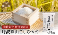 ※令和6年 新米予約※丹波たぶち農場の特別栽培米こしひかり5kg