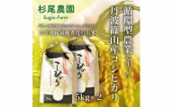 兵庫県丹波篠山産５kg x 2（循環型農業栽培米）　新米 令和5年産