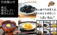 【丹波篠山の幸の味】黒豆の煮豆・栗ぜんざい・栗きんとんの詰め合せ DKN-42