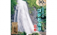 多可町加美区の清流で育ったコシヒカリ【玄米】５kg×６袋[831]
