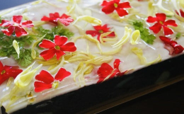 「食べれる花？」食用のエディブルフラワー、栗、香草をふんだんに使用したKIYAMURAオリジナル【フラワーケーキ】バレンタイン、母の日、父の日、クリスマスや四季折々のイベント、記念日、誕生日、ホームパ