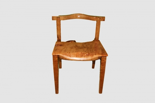 【59】椅子（イタヤ）【座面高約39.0cm】 76189 - 北海道白糠町