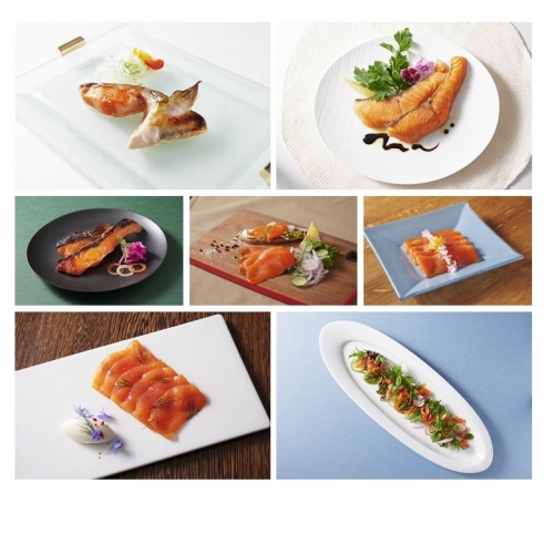 山梨県発!【キングサーモン×ニジマス 富士の介】半身食べ尽くし!7種のバラエティパック