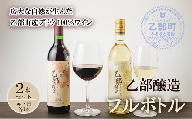 ＜乙部醸造ワイン　赤・白2本セット＞北海道産　各720ml×1