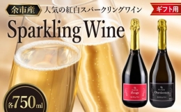 【ふるさと納税】【化粧箱入り】人気の紅白 スパークリング ワイン セット 各750ml