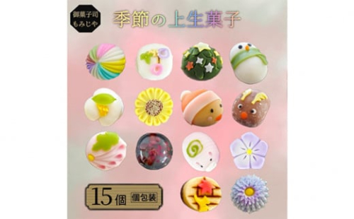 No.119 季節の上生菓子 詰め合わせ15個入  