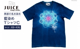 【ふるさと納税】[No.5313-7056]0256Tシャツ ASCENSION 藍染め タイダイ TシャツC 1枚 S