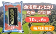 r05-137-002 魚沼産コシヒカリ・棚田米 玄米10kg×6回（毎月）