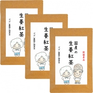 国産 生姜紅茶（3個セット）：B180-008