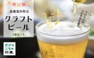 350318【クロモジ使用】音楽家が作るさわやかクラフトビール(3本セット)