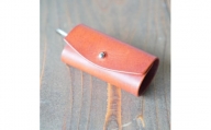 イタリアンオイルレザーのリングキーケース RBRカラー(赤茶) 鍵ケース 革小物