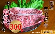 国産 黒毛和牛 経産牛 牛肉サーロインステーキ(約300g)