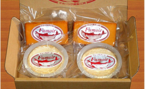 14-116 無添加・北海道産ナチュラルチーズ・スモークセット 78197 - 北海道紋別市