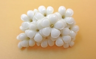 白珊瑚ブローチ1【彫り・花】
