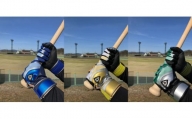 1128-1　【産官学共同事業】学生さんがデザインした野球手袋　～Kagawa Style～　3色セット【Mサイズ】