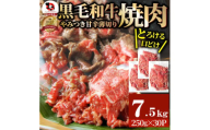 1131-6　とろける黒毛和牛リッチな薄切り焼肉9kg(300g×30P) 秘伝のタレ漬け