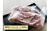 いのしし肉(ブロック)≒500ｇ【土佐の里山グループLLC】