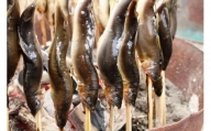 四万十川上流の天然鮎　新もの冷凍　火振り漁鮎（4～12尾）