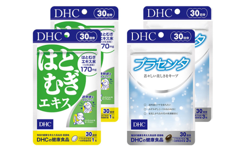 サプリ DHC はとむぎエキス ＆ プラセンタ 30日分×2個 セット サプリメント ハトムギ ビタミン 健康 美容 はとむぎ はと麦 ハト麦 ハトムギエキス 静岡  79388 - 静岡県袋井市