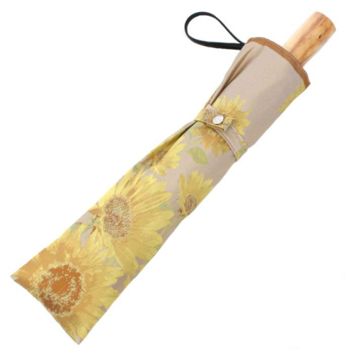 槙田商店【晴雨兼用折りたたみ傘】”絵おり” 向日葵 FAA5059 79649 - 山梨県富士河口湖町