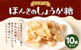 【ふるさと納税】ほんきのしょうが糖 40g×10袋 セット しょうが 生姜 和菓子