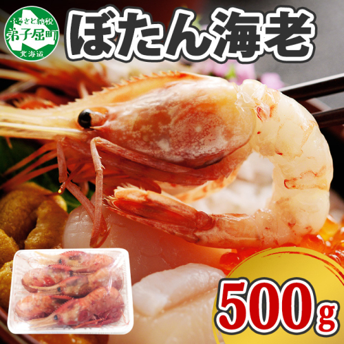 1311. ボタンエビ 500g えび エビ 海老 お刺身 魚介 海鮮 送料無料 北海道 弟子屈町 80274 - 北海道弟子屈町