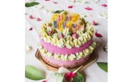 お誕生日のヴィーガンケーキ「Colorful Nature」バースデーケーキ【乳製品不使用】