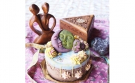 ヴィーガンケーキ「Samatwa」バースデーケーキや記念日のお祝いに、ローチョコレートケーキ【乳製品不使用】