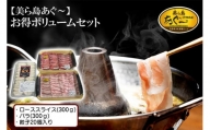【美ら島あぐ～】豚肉ボリュームセット | あぐー アグー 餃子 冷凍餃子 ロース 豚バラ