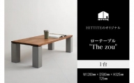 HITTITEのローテーブル The zou”（W120cm×D50cm）アイアン  テーブル 机 ローテーブル インテリア 家具 おしゃれ【063-27】
