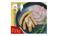 ＜天理ジビエ＞猪肉の手作りハムとソーセージセット【1392864】